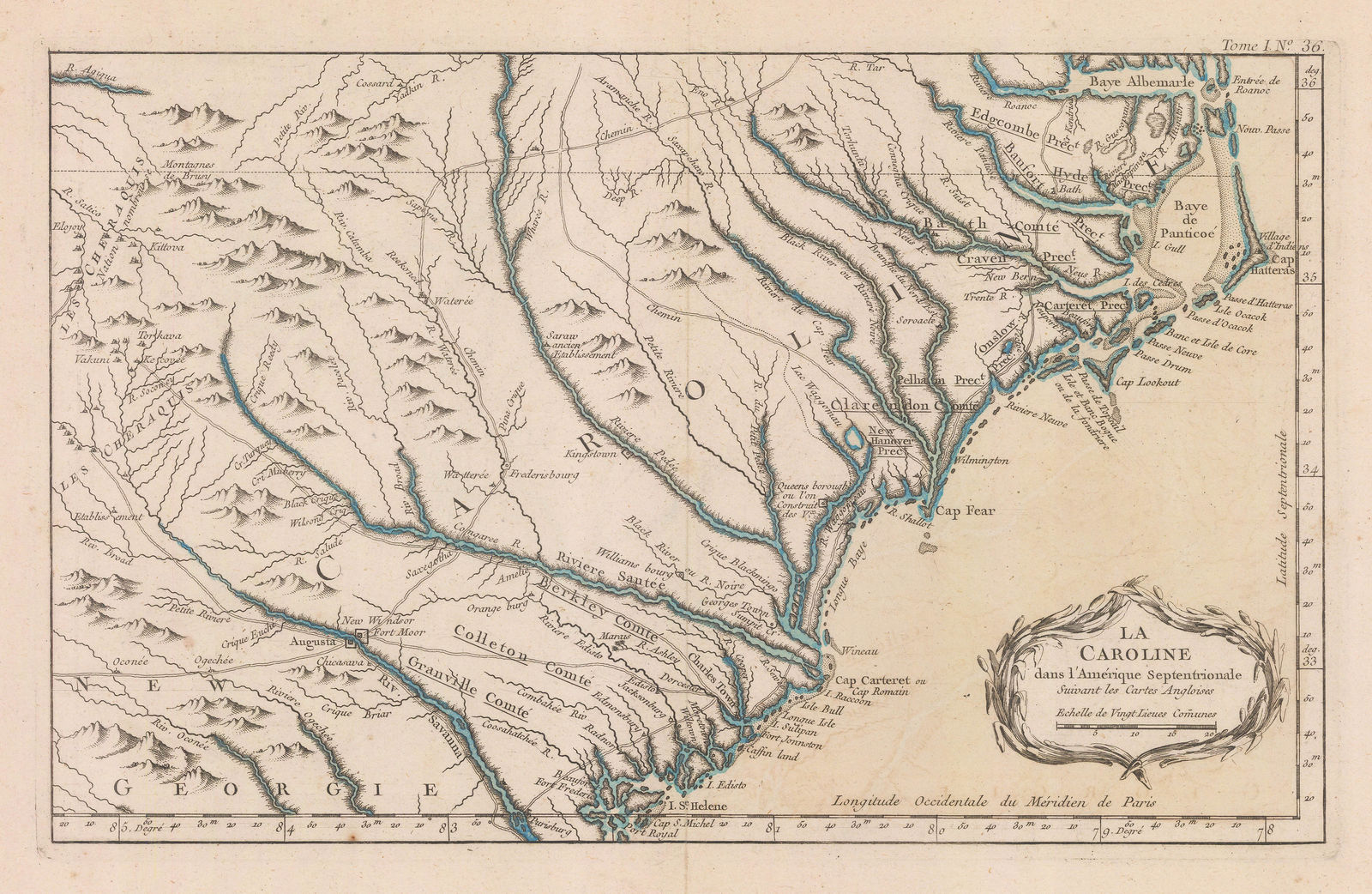 Jacques-Nicolas Bellin, Turks & Caicos, 1764