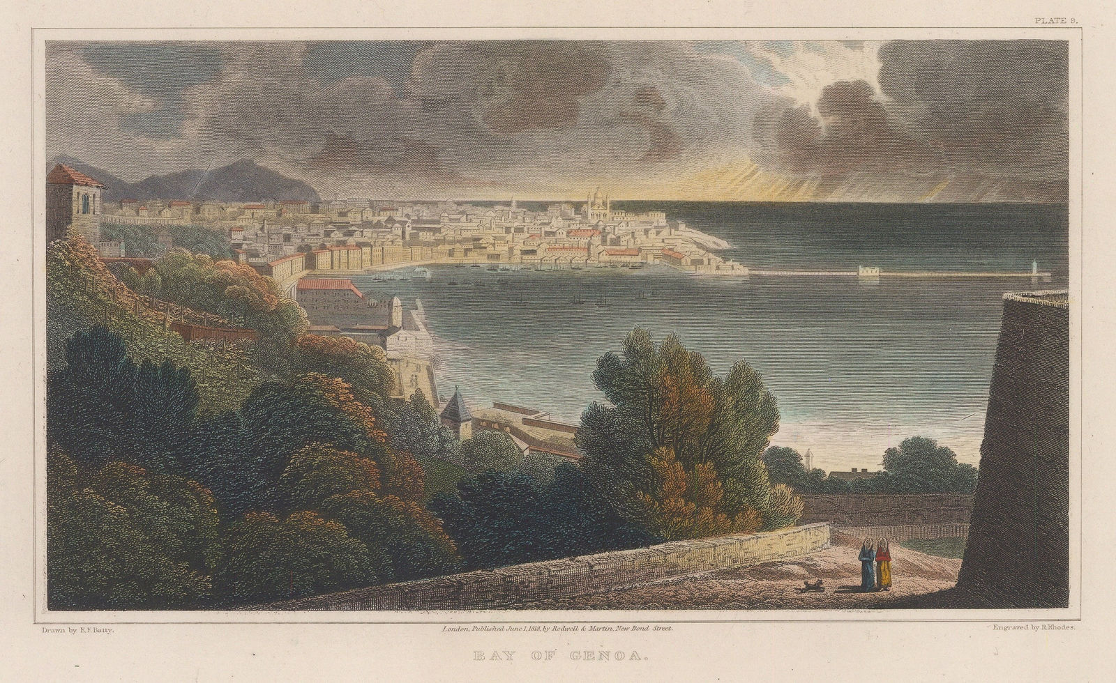 Elizabeth Batty, Italy - Genoa, 1820
