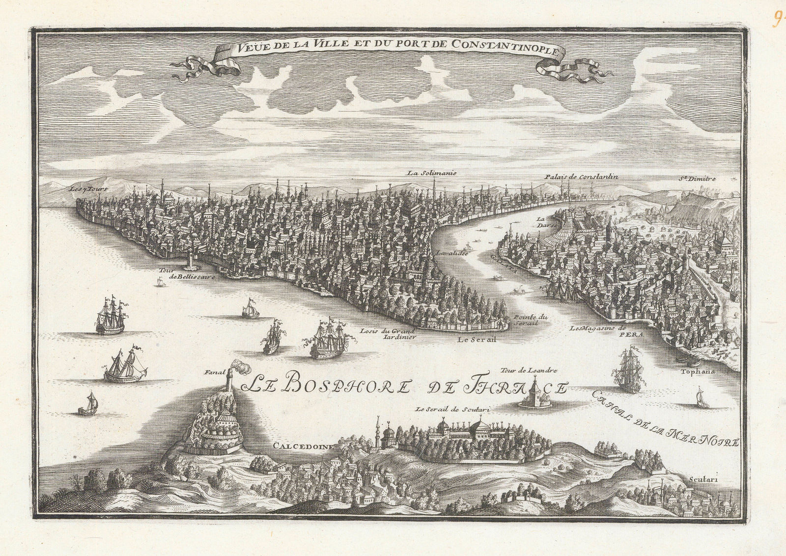 Nicolas de Fer, Constantinople (Istanbul), 1705