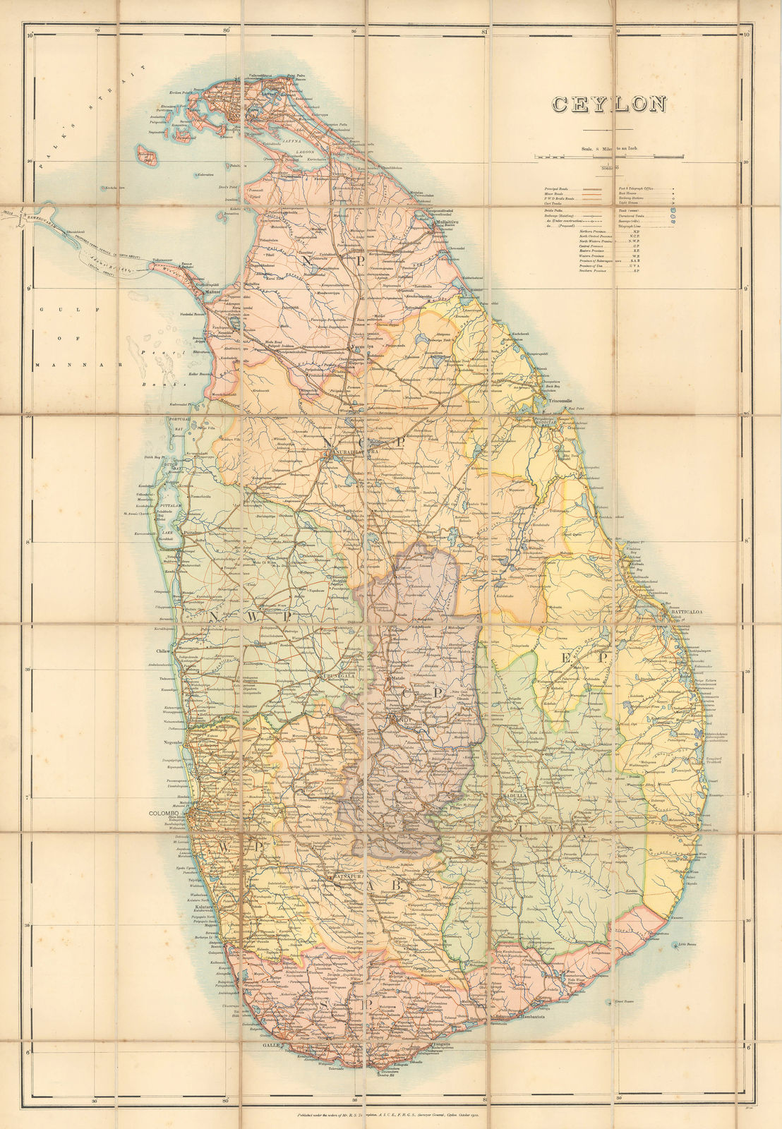 R.S. Templeton, Sri Lanka (Ceylon), 1910