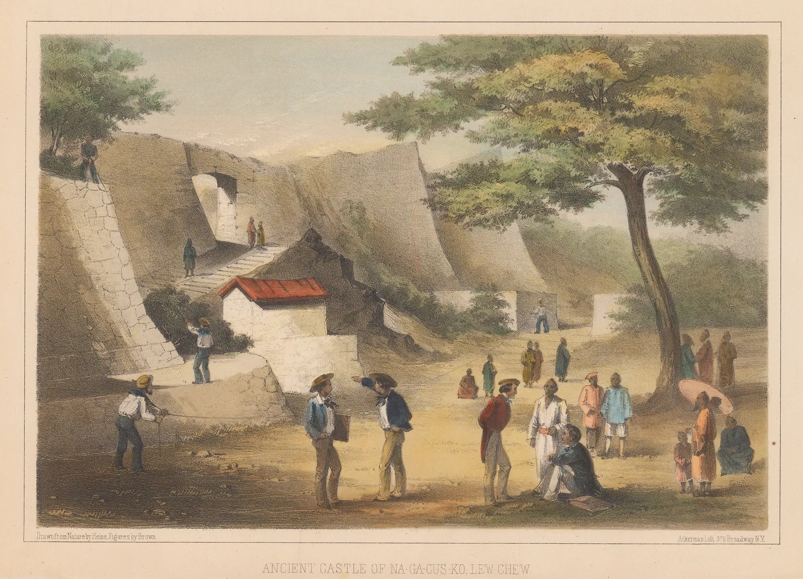 Matthew Perry, Japan - Lew Chew /Okinawa, 1856