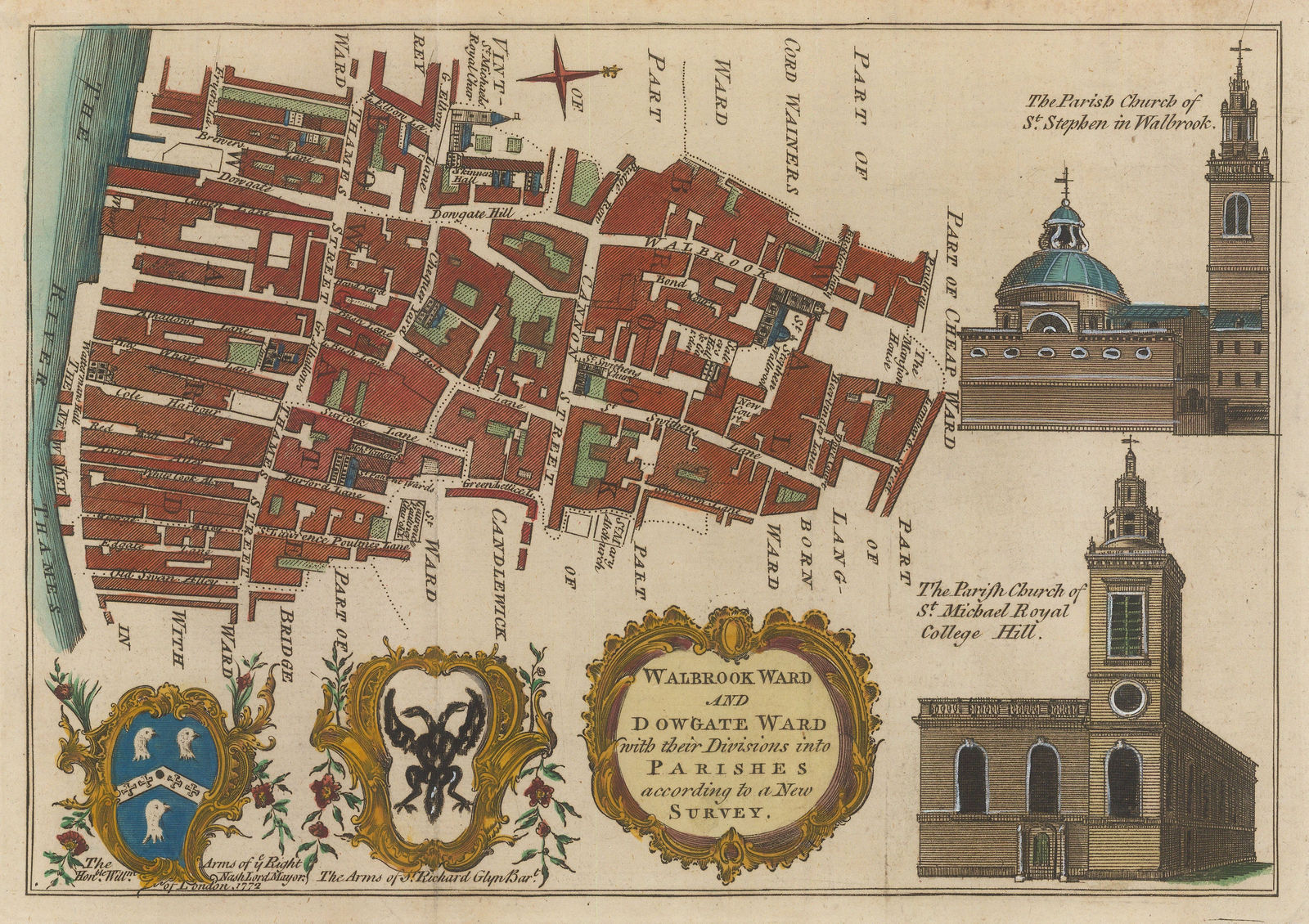 London Magazine, Walbrook Ward and Dowgate Ward, 1772