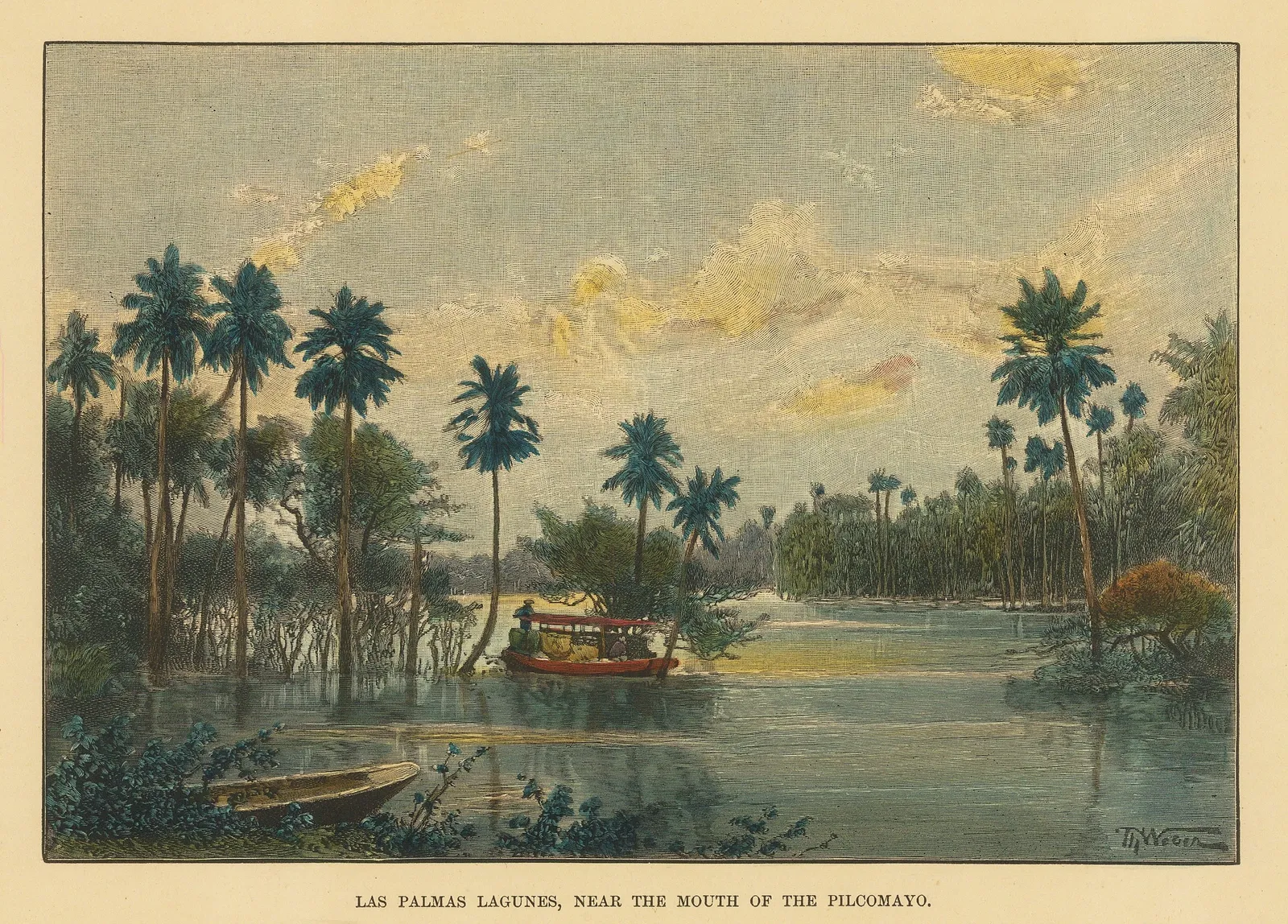 Jean Jacques Élisée Reclus, Paraguay - Las Palmas Lagunes, 1894