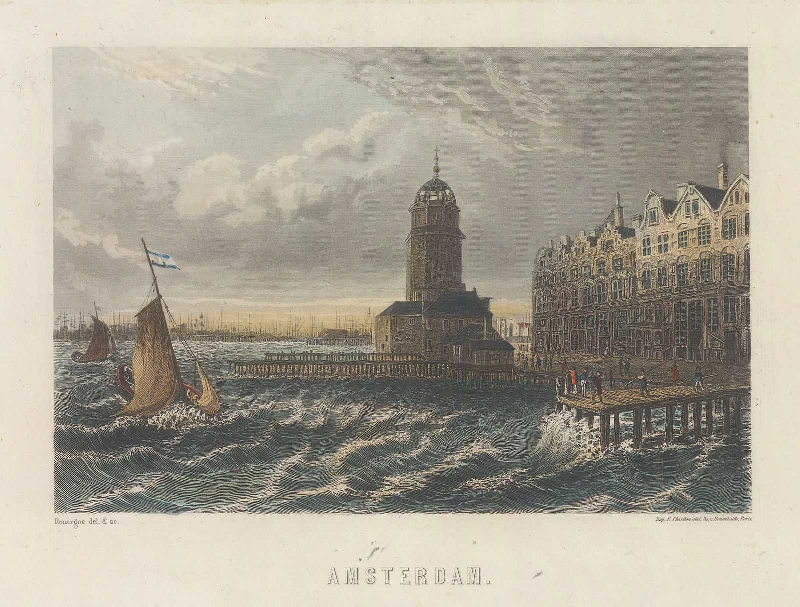 Conrad Malte-Brun, Netherlands - Amsterdam, 1855