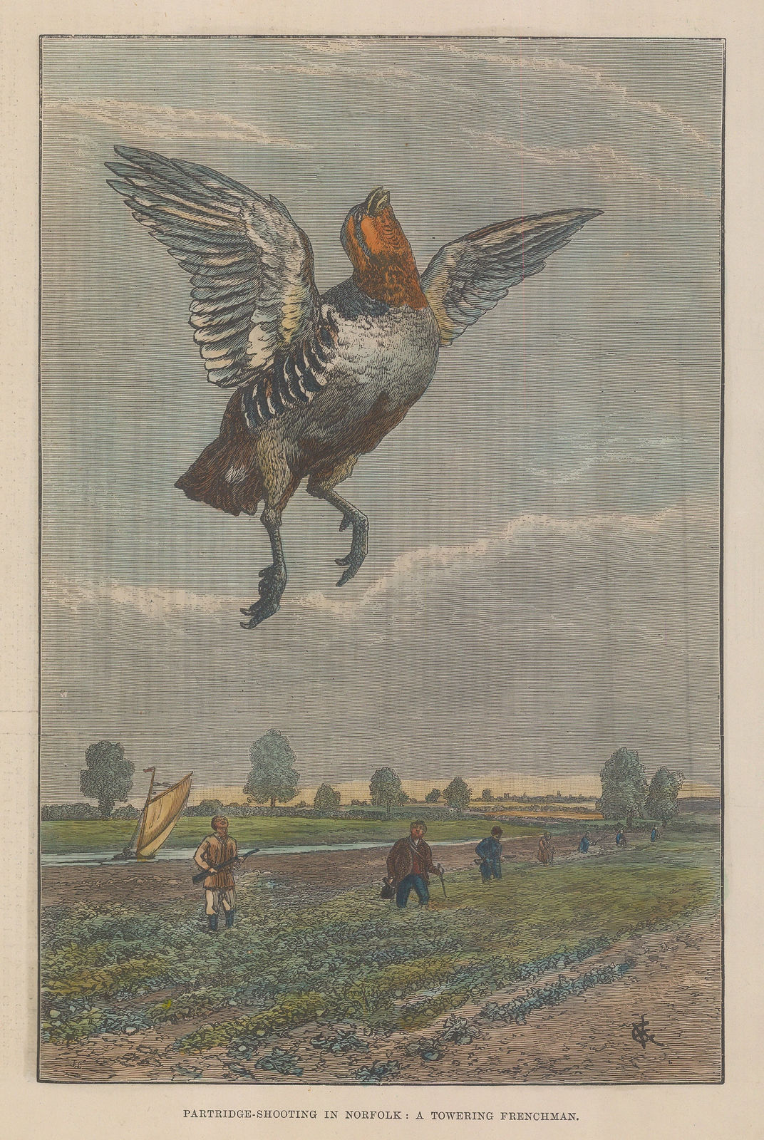 Illustrated London News (ILN), Shooting - Partridge Shooting, 1888