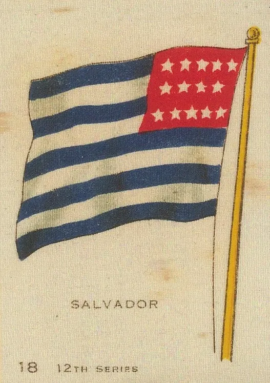 BDV Cigarettes, Flags - El Salvador, 1900 c.