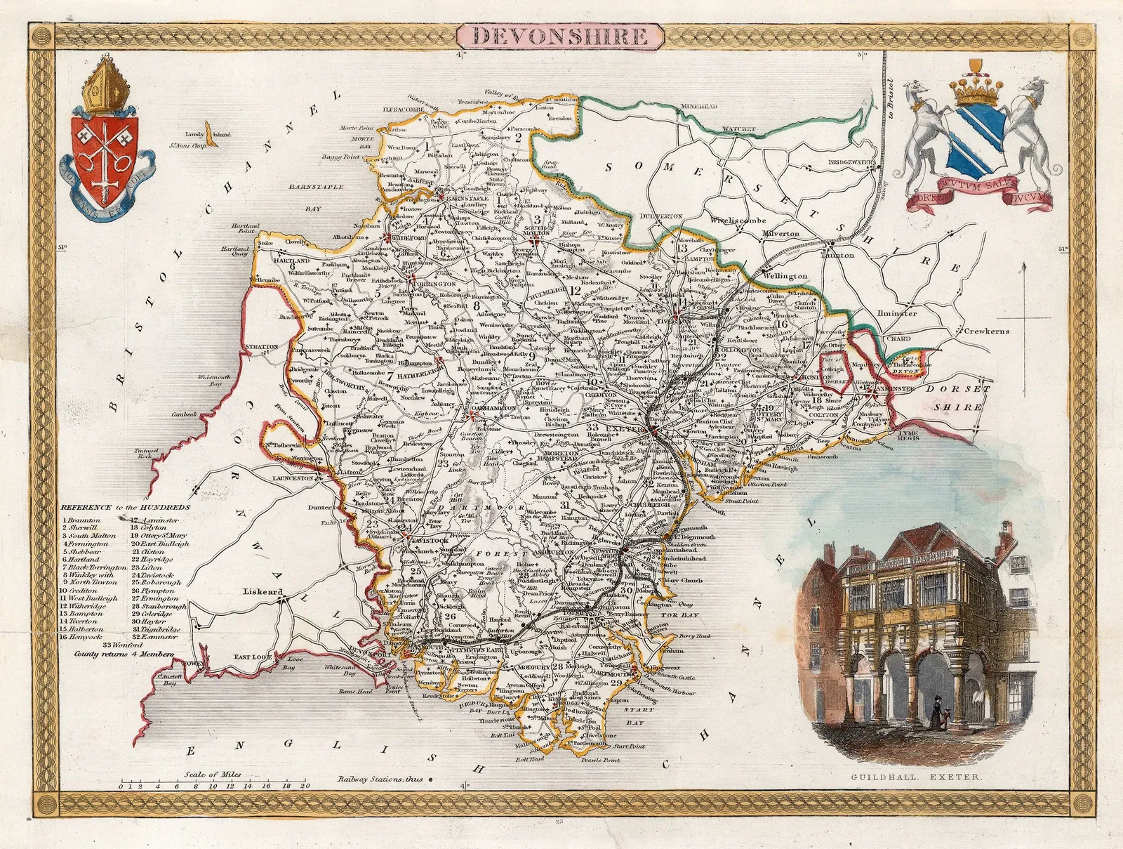 Thomas Moule, Devonshire, 1840 c.