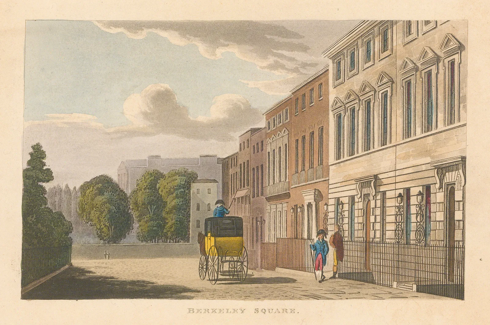 John Papworth, London - Berkeley Square, 1816