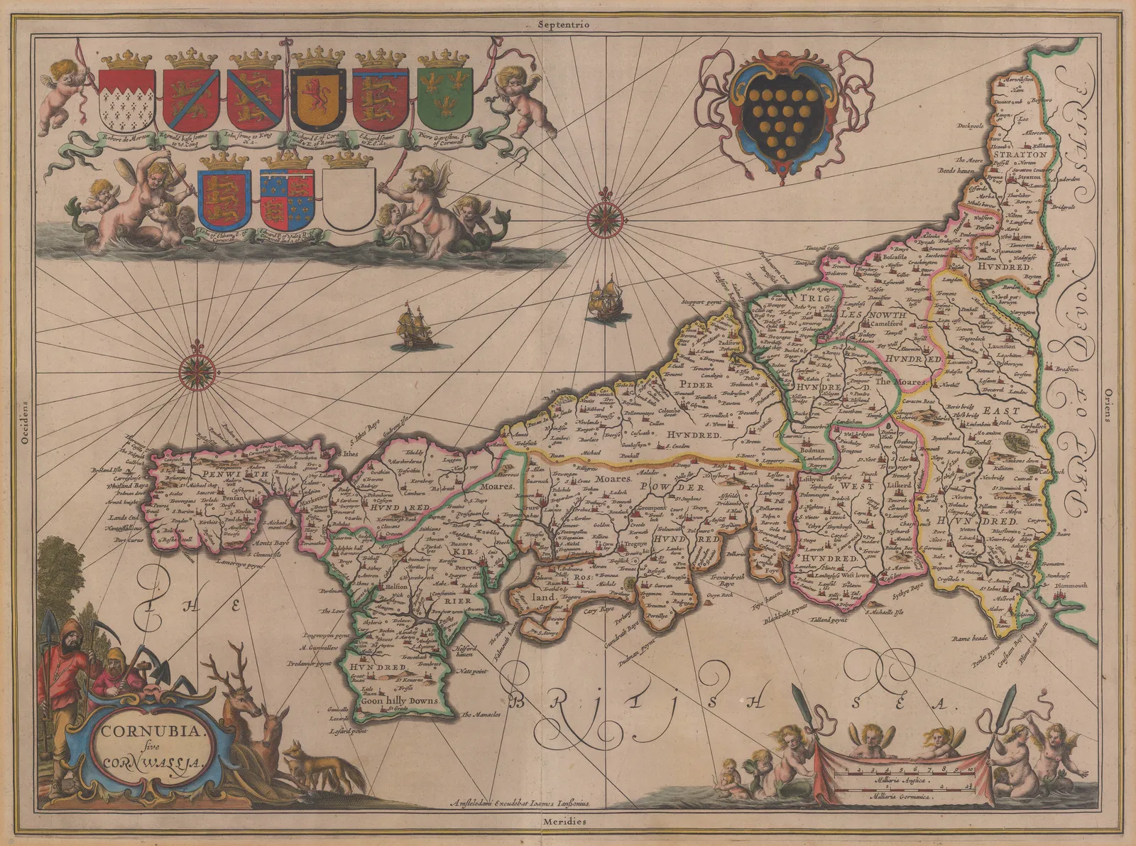 Jan Jansson, Cornubia sive Cornwallia, 1650 (c.)