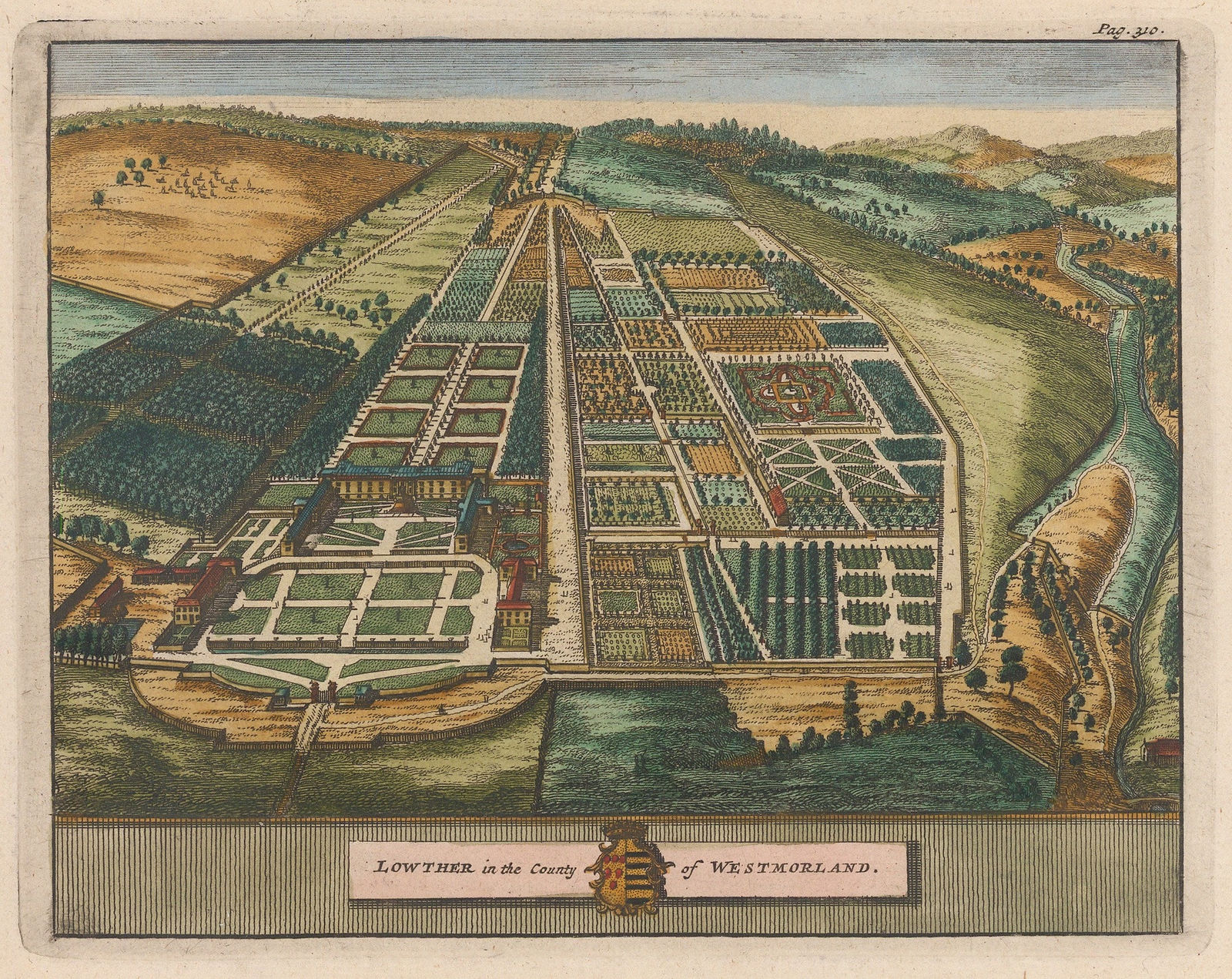Pieter Van der Aa, Lowther, Westmorland, 1727
