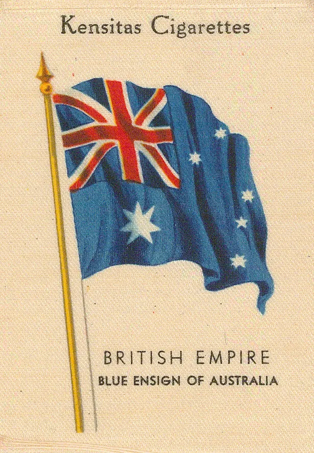 Kensitas Cigarettes, Flags - Australia, 1920 c.