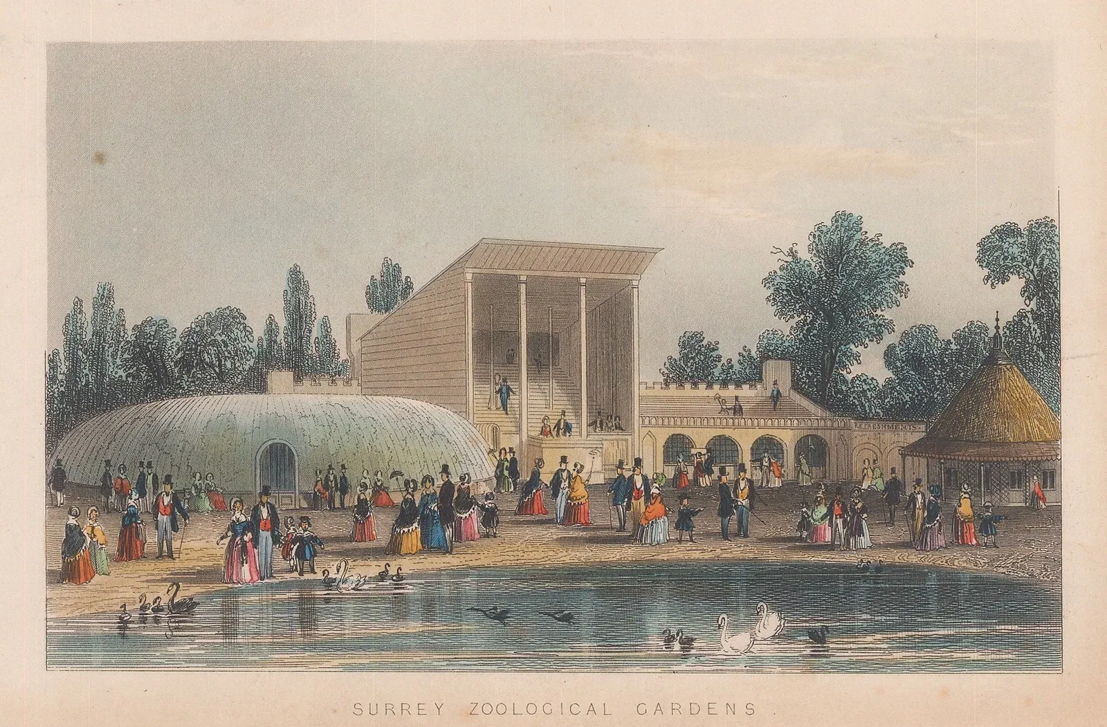 John Tallis, London - Vauxhall Pleasure Gardens, 1851
