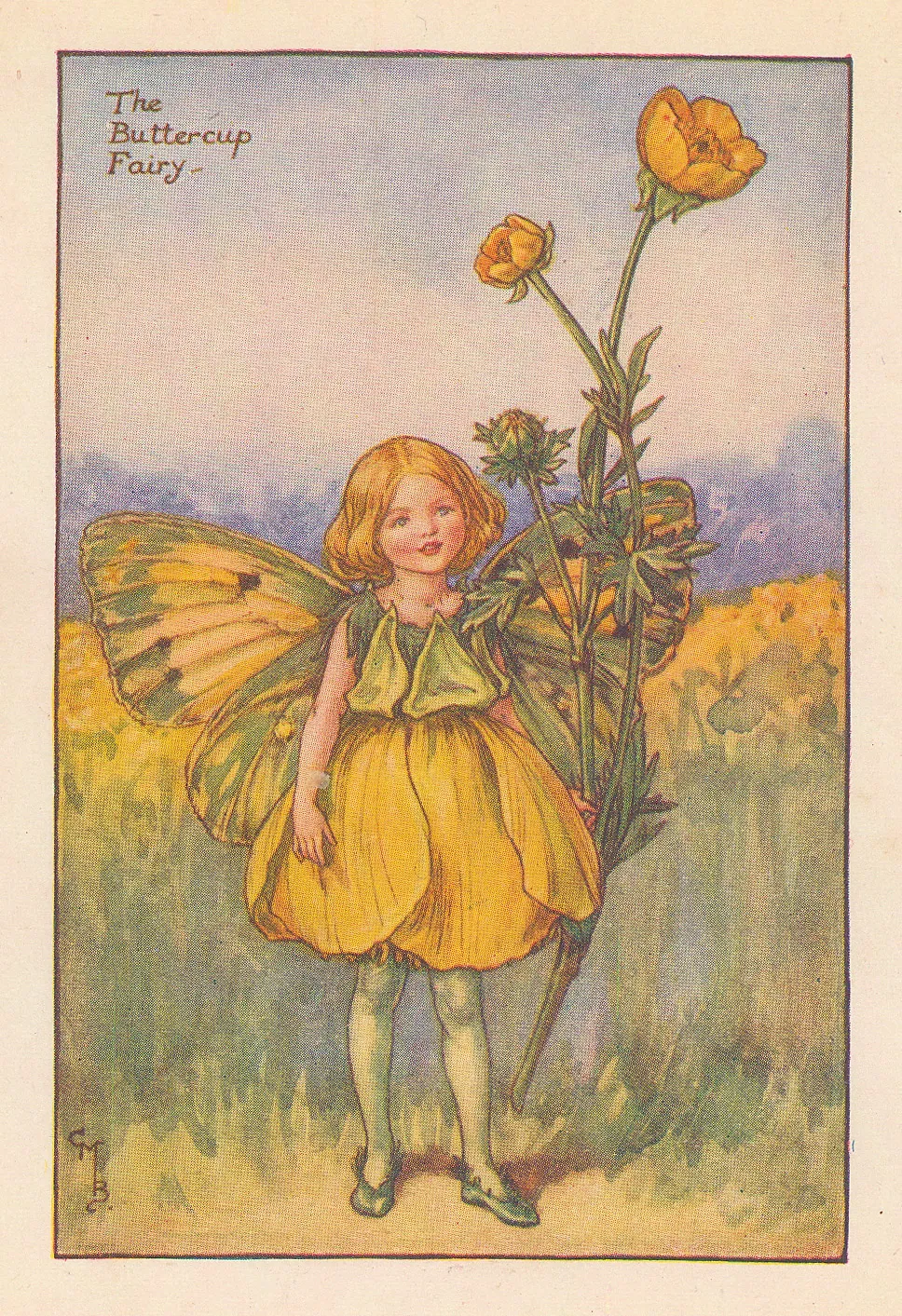 Cicely Mary Barker, Fairies - Buttercup Fairy, 1925