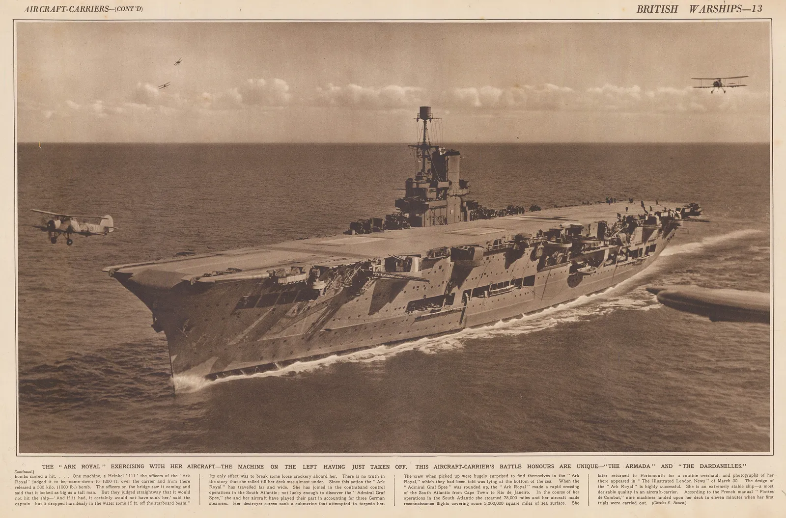 Anonymous, WWII - HMS Ark Royal, 1940 c.