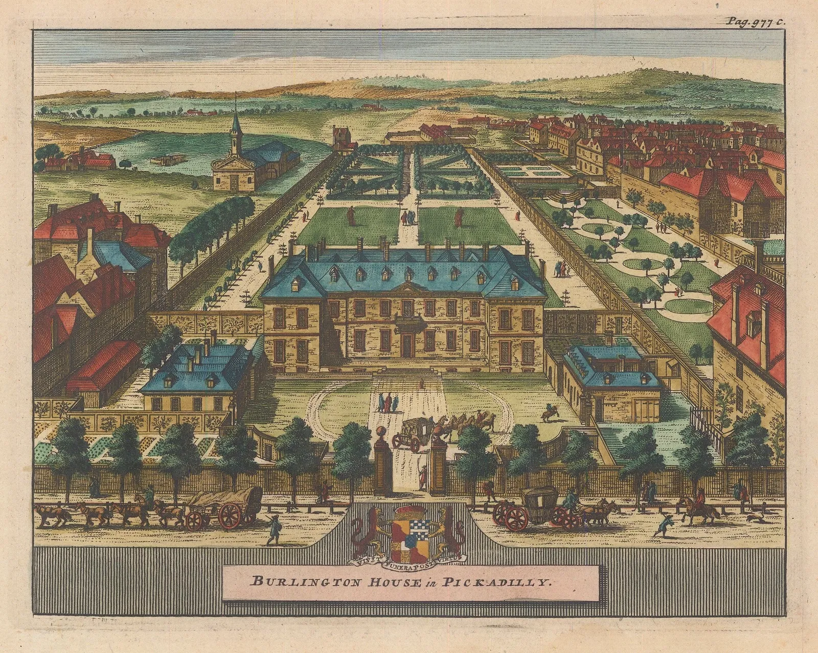 Pieter van der Aa, London - Royal Academy (Burlington House), 1727