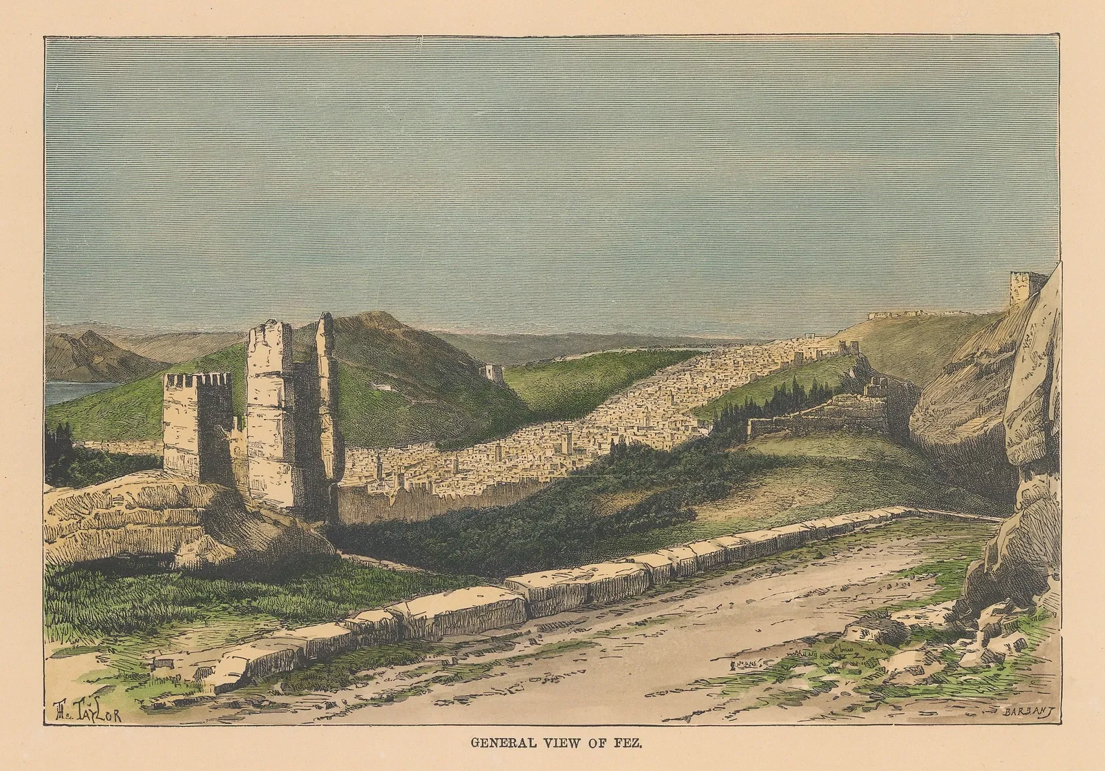 Jean Jacques Élisée Reclus, Morocco - Fez, 1894