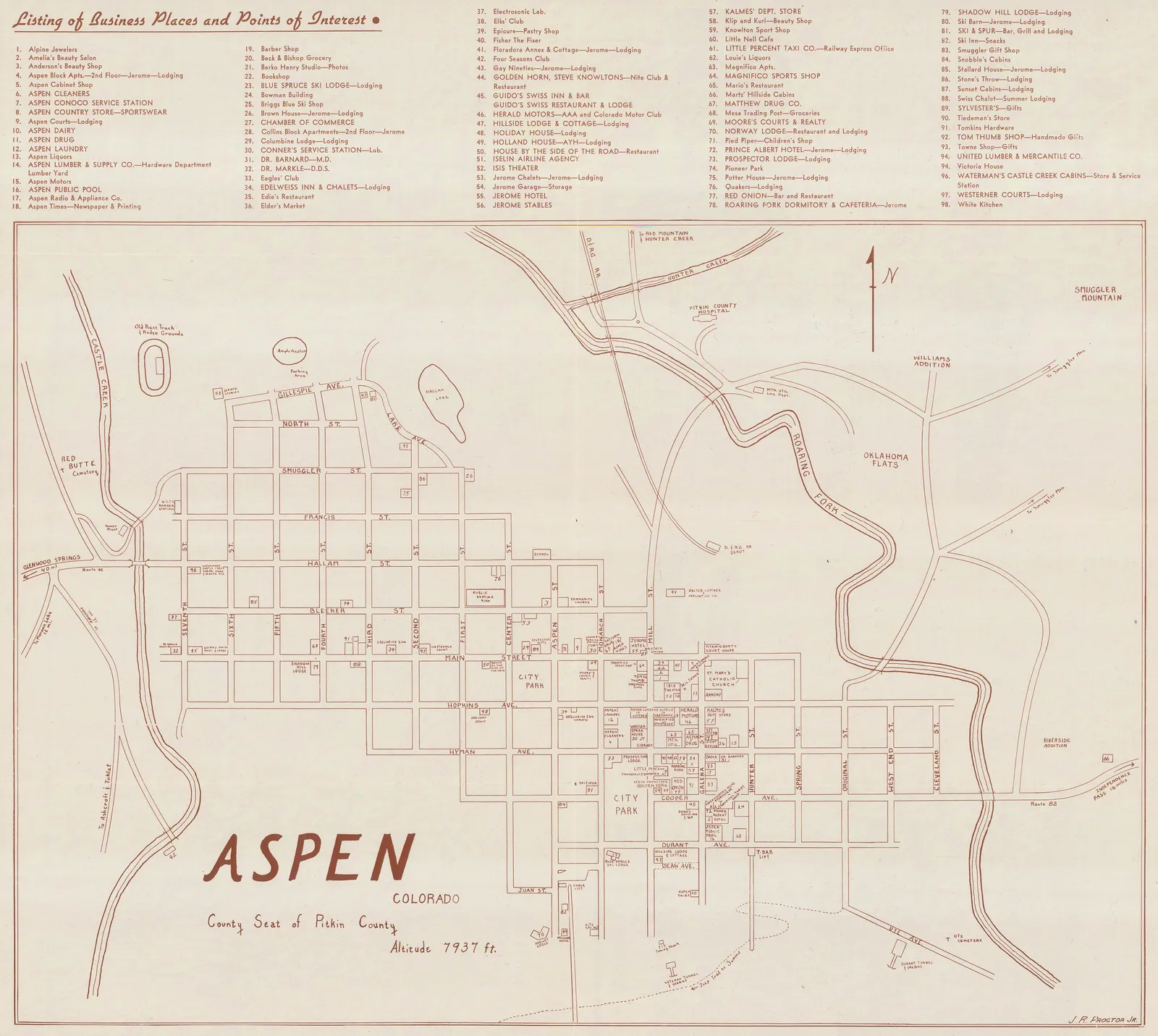 J. B. Proctor, Aspen Colorado, 1970 c