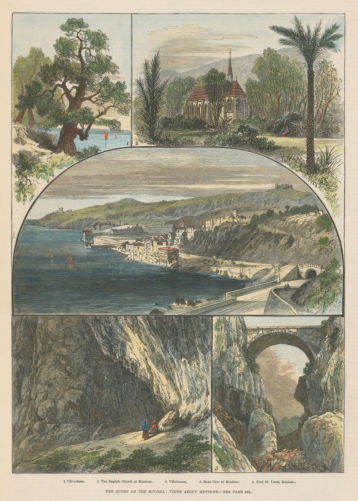 Illustrated London News (ILN), France - Menton, 1882