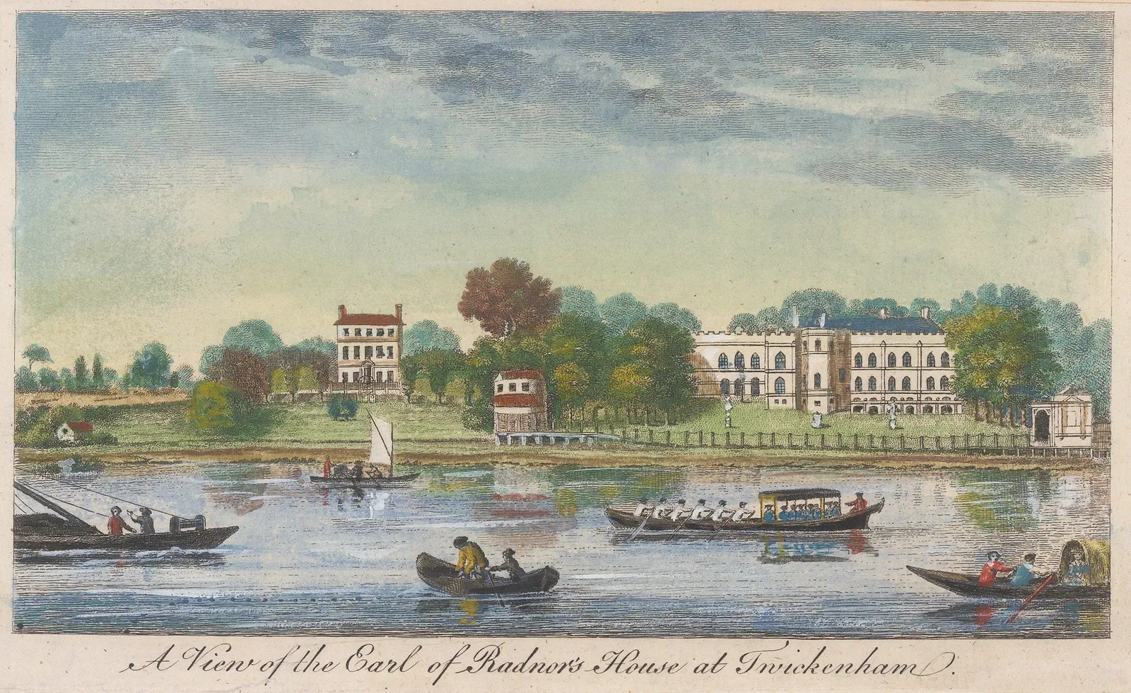 London Magazine, London - Twickenham, Radnor Gardens, 1762