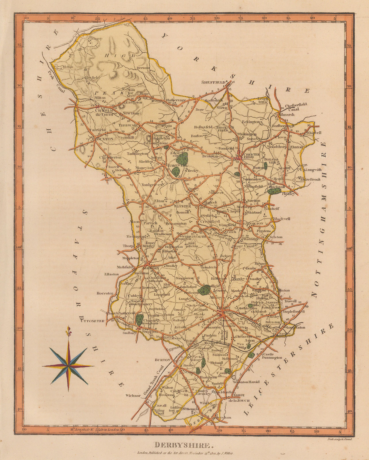John Wilkes, Derbyshire, 1802