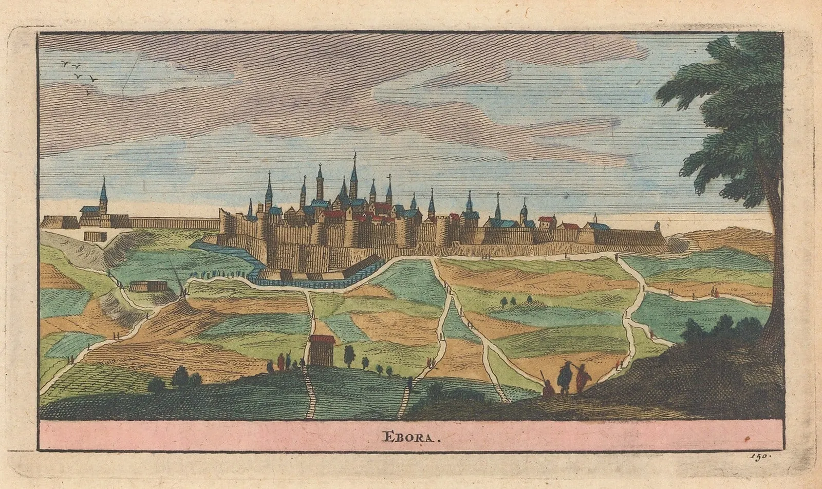 Pieter Van der Aa, Portugal - Ebora, 1715