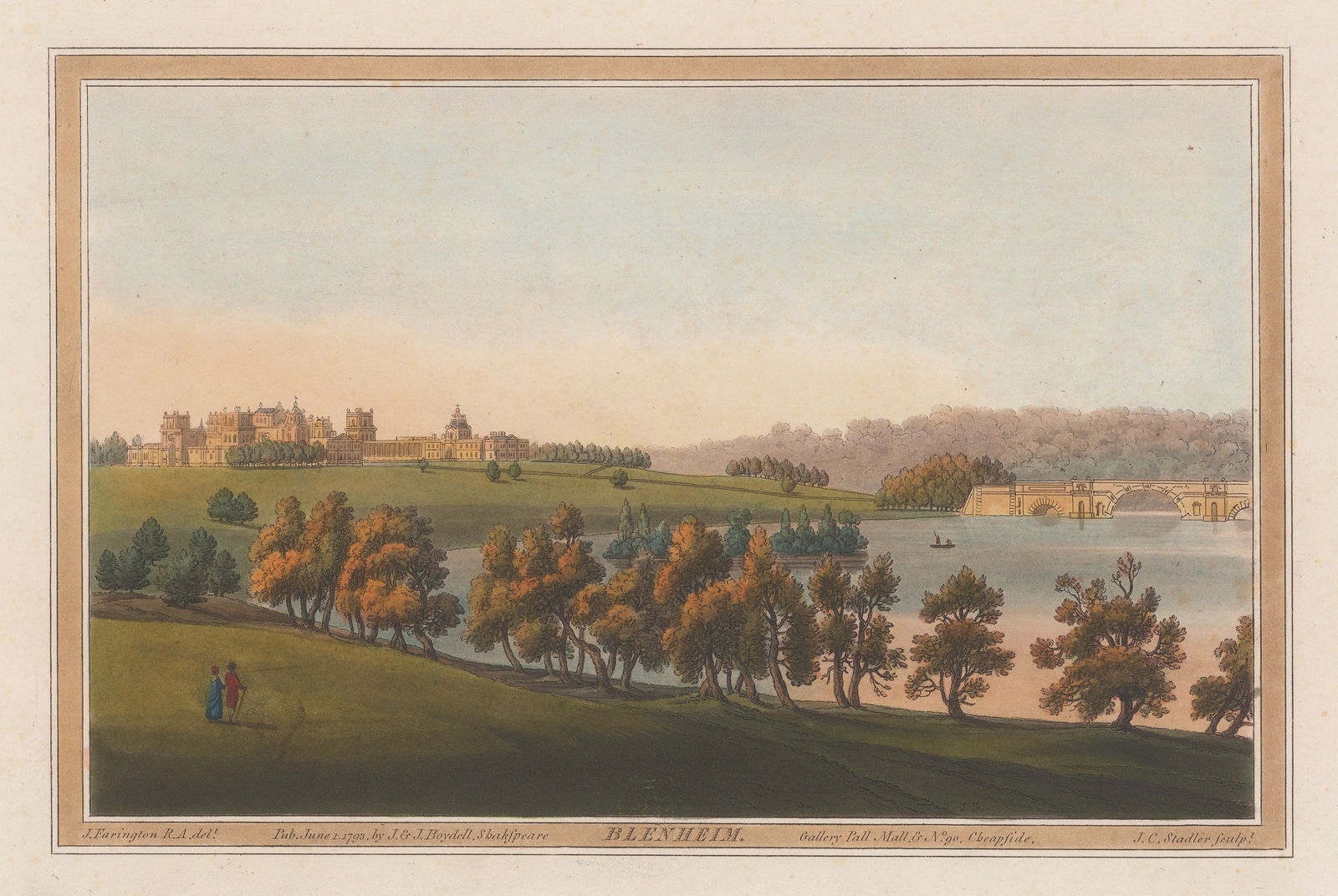 John Boydell, Blenheim Palace, Oxfordshire, 1793