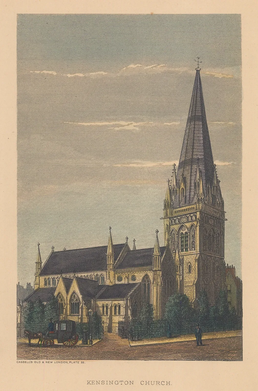 John Cassell, London - Kensington Church, 1880 c.
