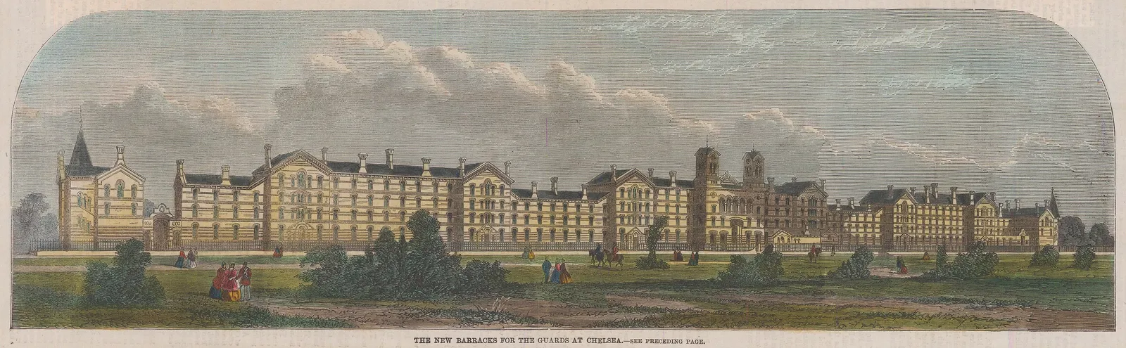 Illustrated London News (ILN), London - Saatchi Gallery (Duke of York's Barracks), 1861