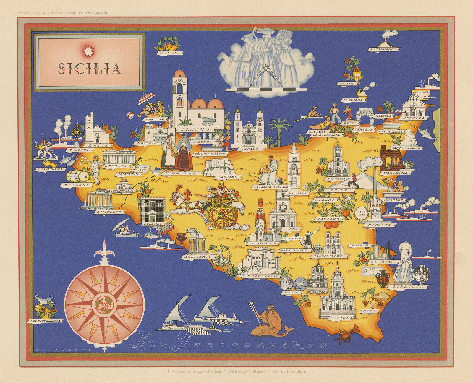 Giovanni De Agostini, Sicily, 1951