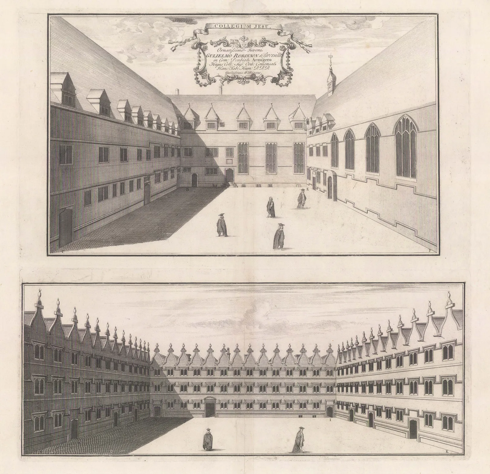 William Williams, Oxford University - Jesus College, 1734