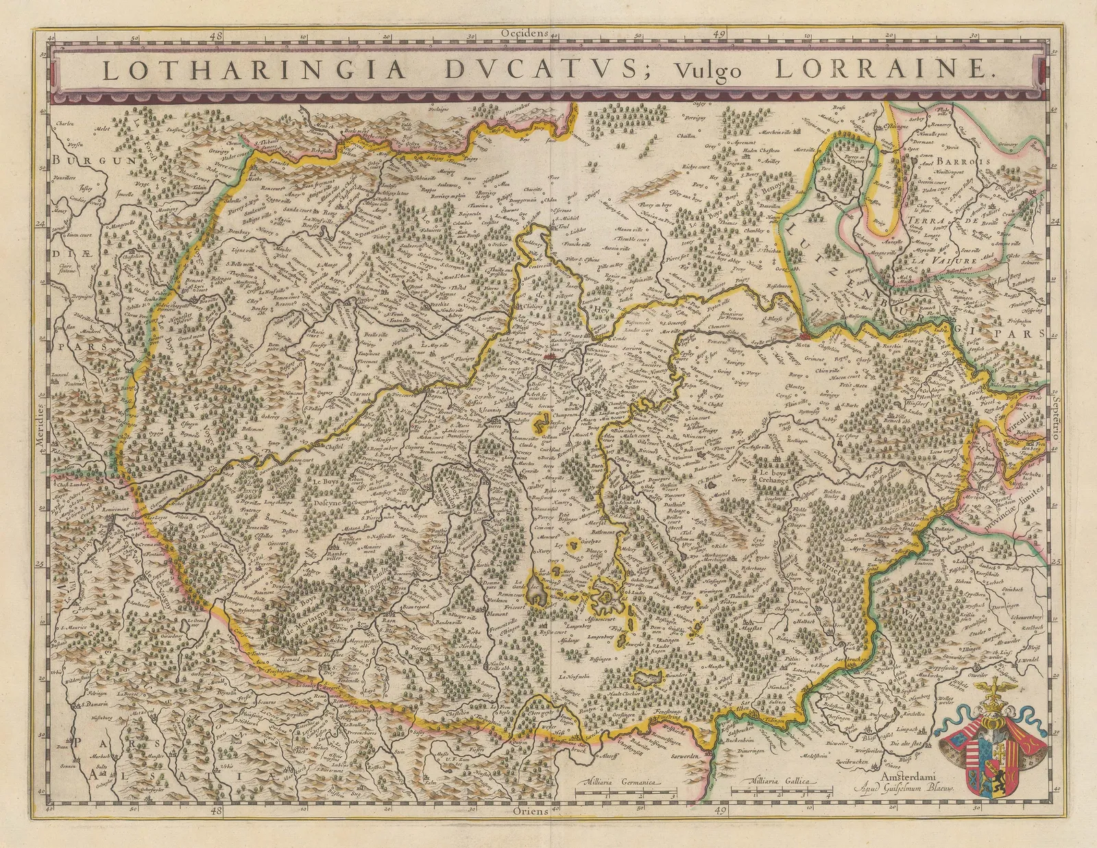 Willem & Jan Blaeu, Meurthe-es-Moselle, 1650 c.