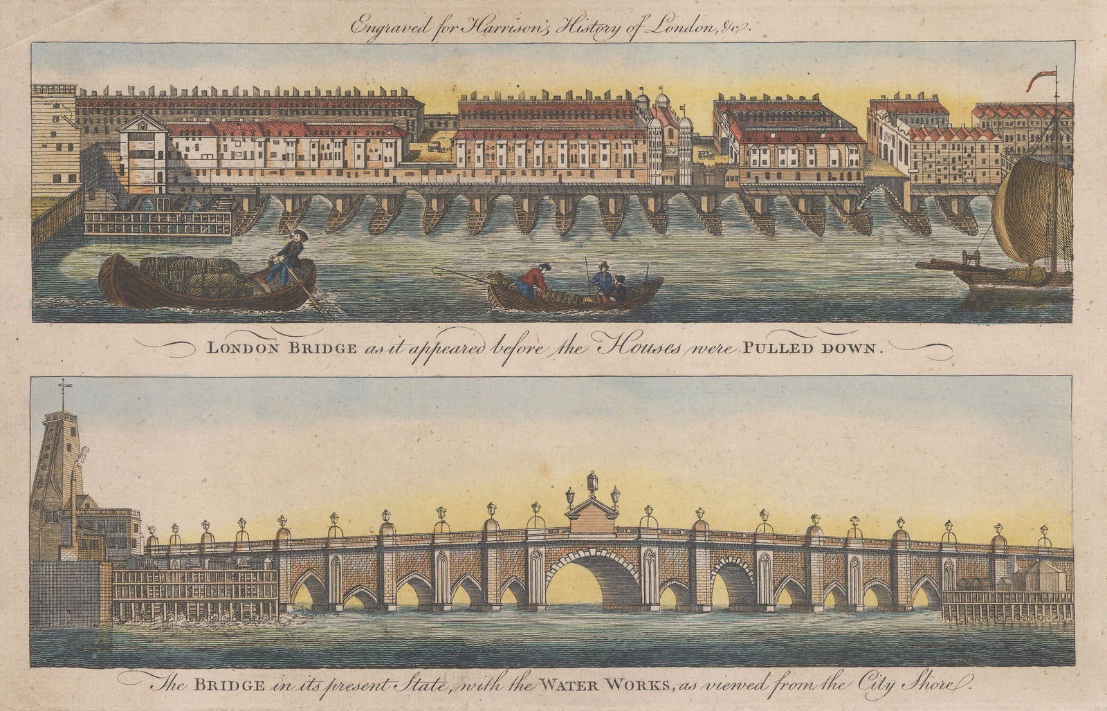Walter Harrison, London - London Bridge, 1775