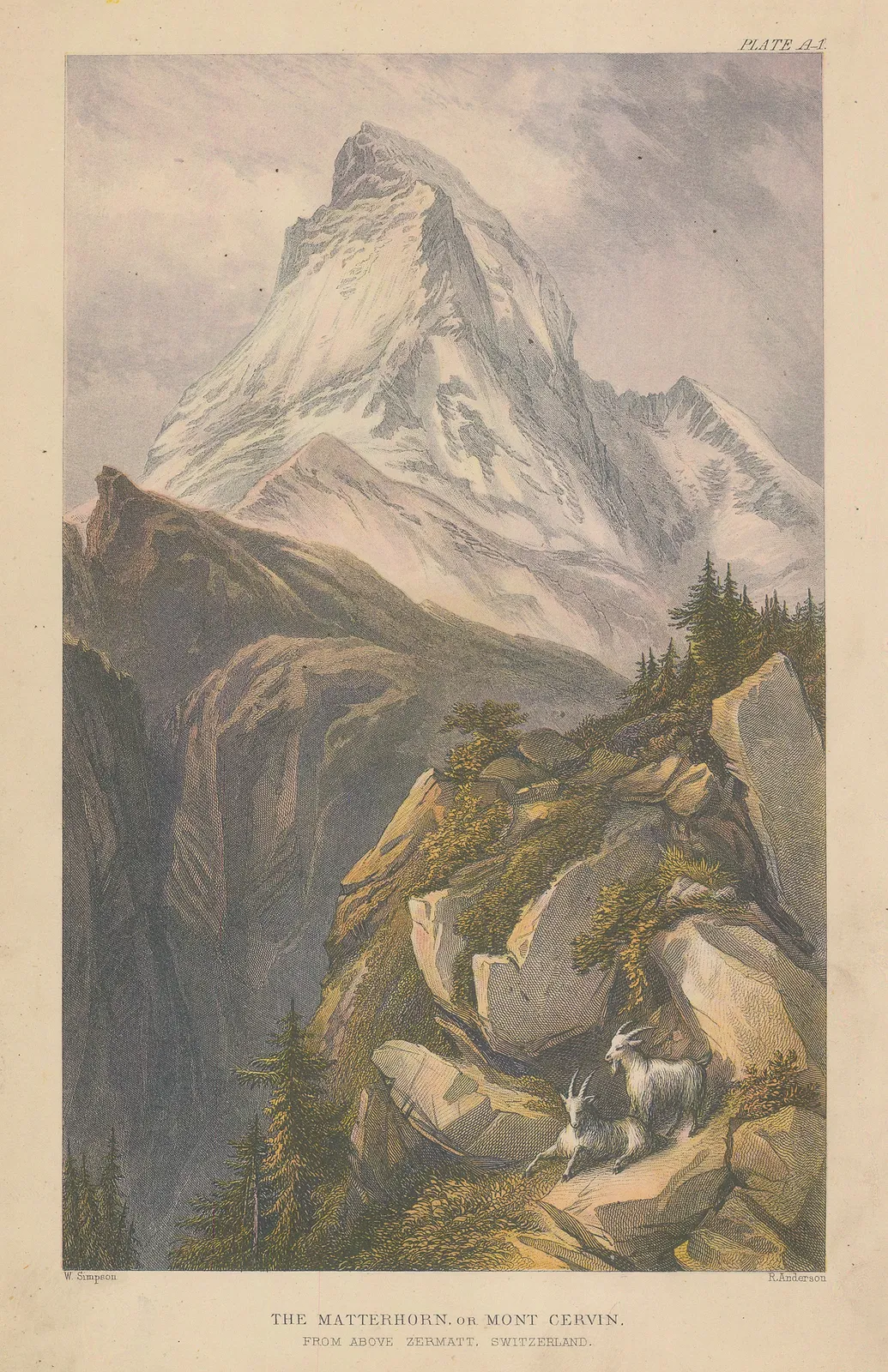 Oliver Goldsmith, Switzerland - Matterhorn, 1876