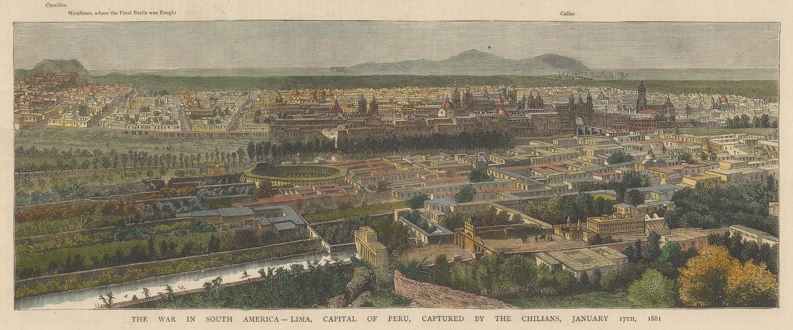 Illustrated London News (ILN), Peru - Lima, 1881