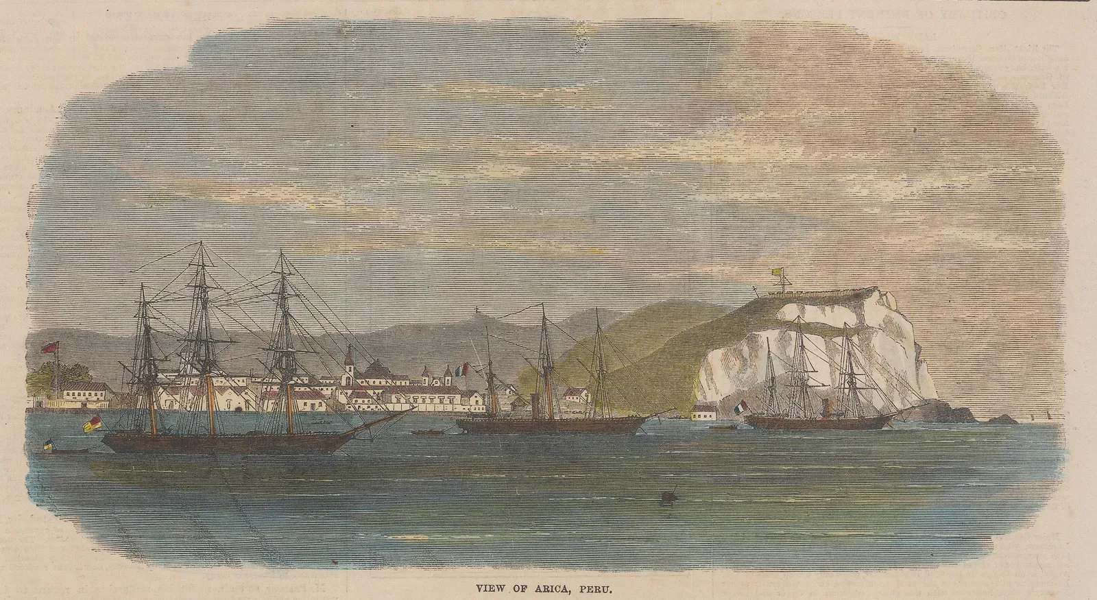 Illustrated London News (ILN), Peru - Arica, 1865