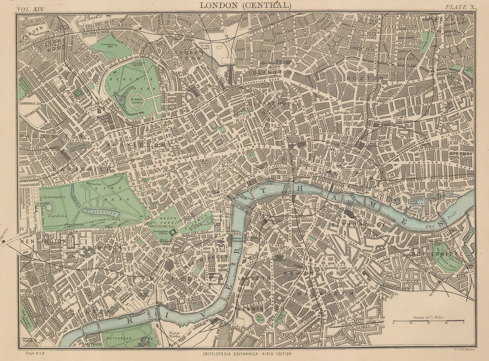 W. & A.K. Johnston, London (Central), 1882