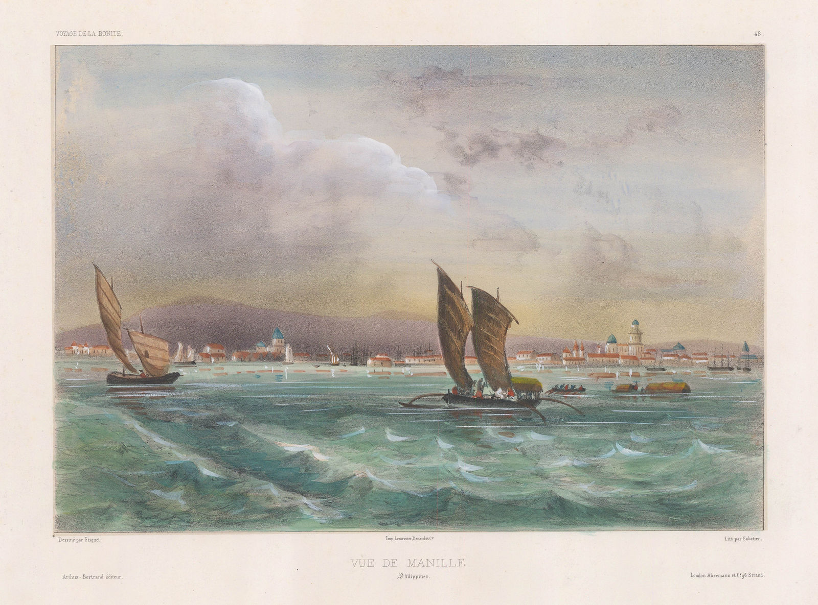 Auguste-Nicolas Vaillant, Philippines - Manila, 1850 c.