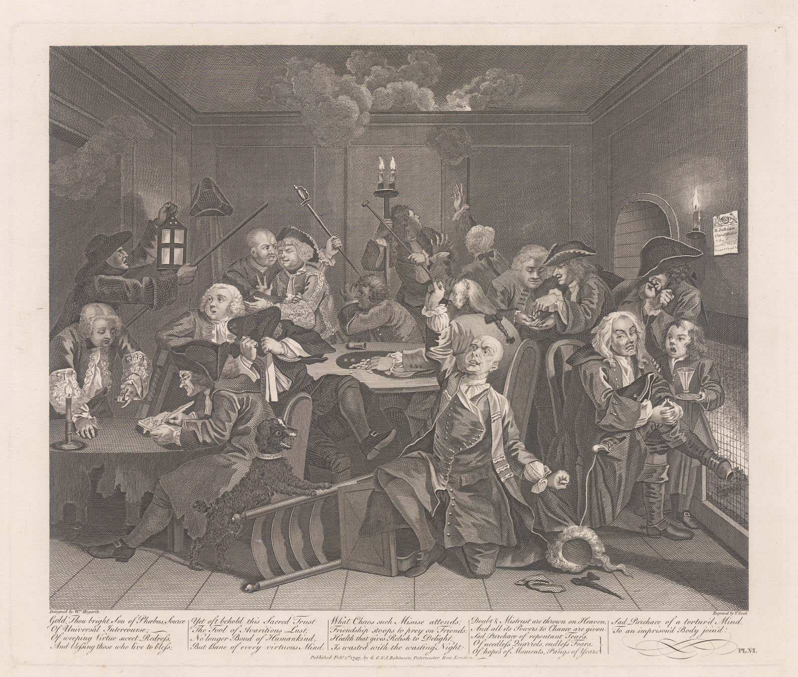 William Hogarth, Hogarth - Rake's Progress, 1800 c.