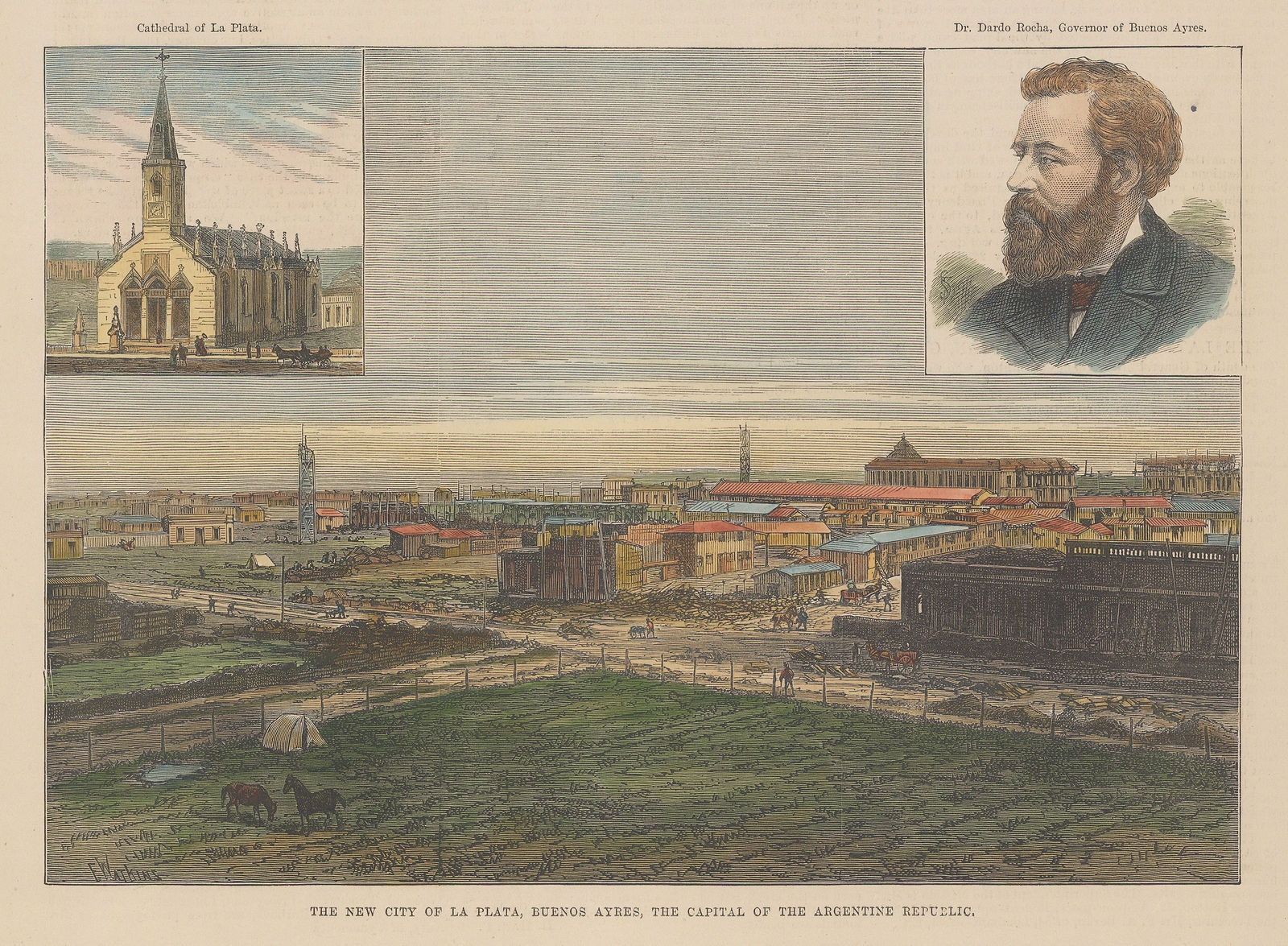 Illustrated London News (ILN), Argentina - La Plata, 1884