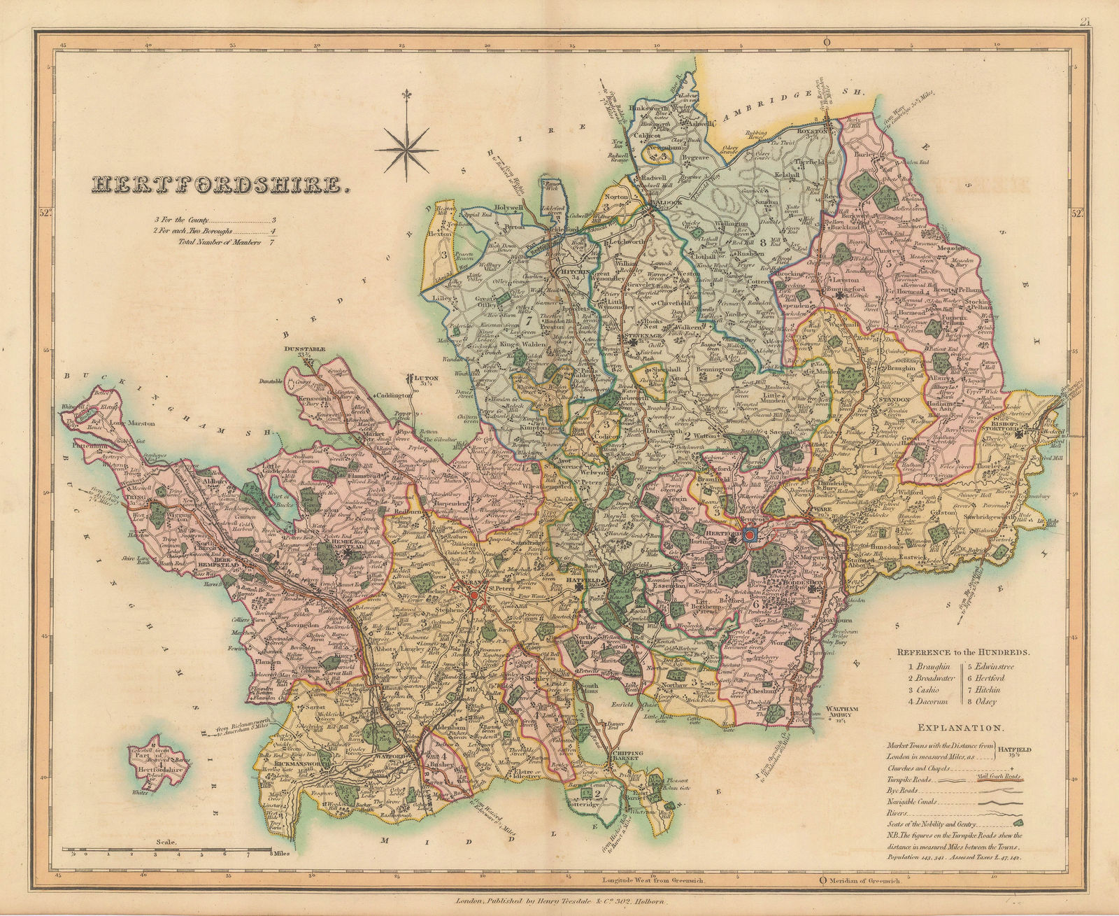 Henry Teesdale, Hertfordshire, 1835 c.