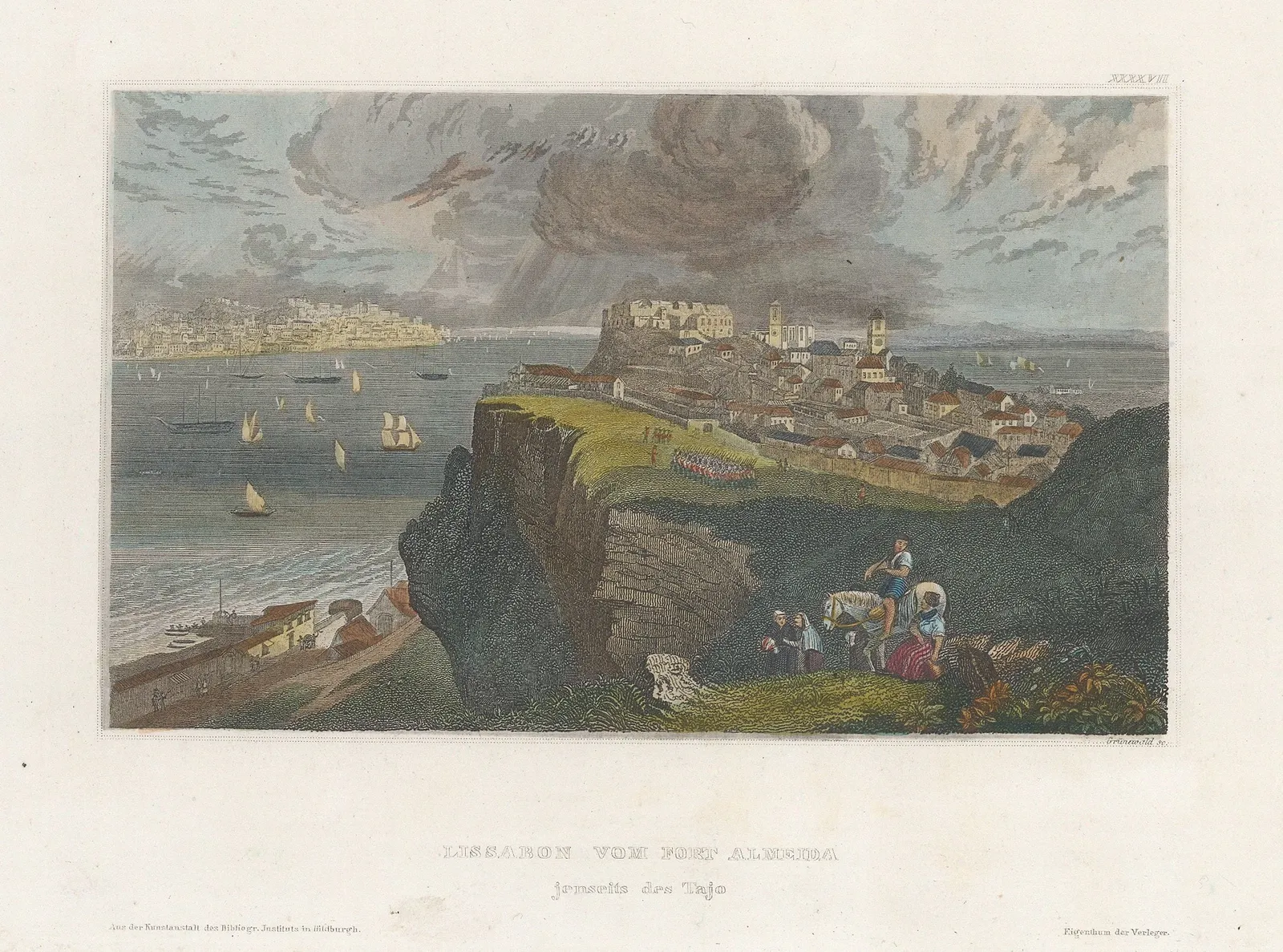 Hermann Meyer, Portugal - Lisbon, 1836