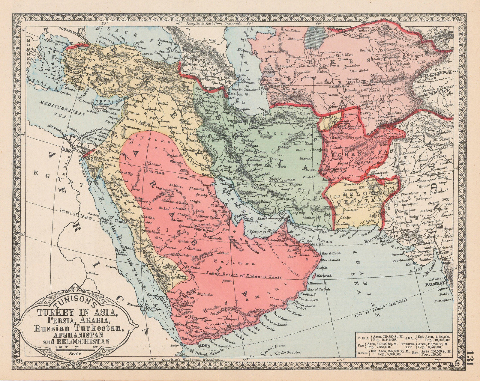 Henry Cuthbert Tunison, The Middle East, 1885 (c.)