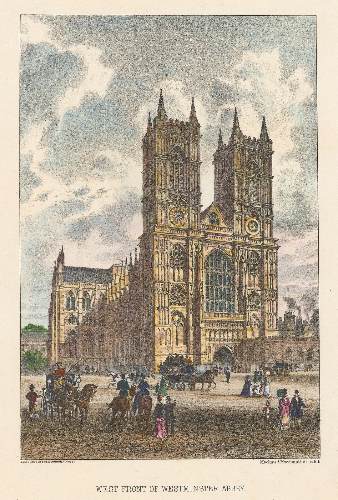 John Cassell, London - Westminster Abbey, 1883 c.