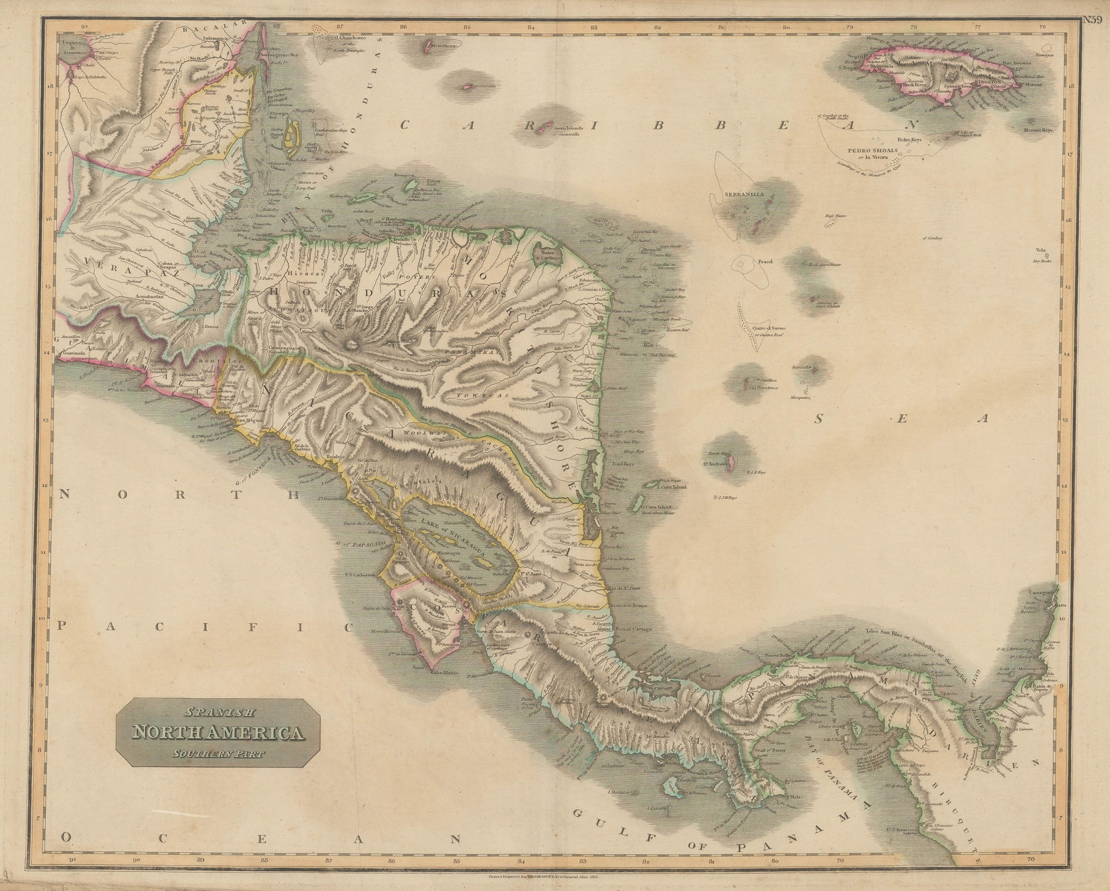 John Thomson, Central America, 1816