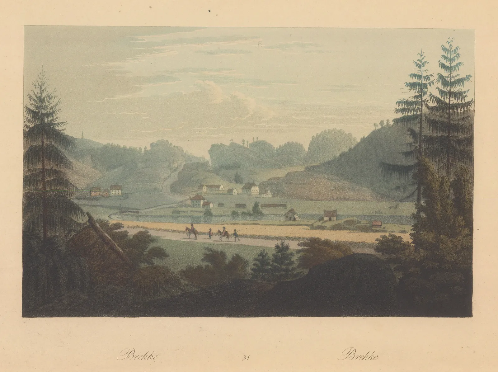 John Boydell, Norway - Brekke, 1820