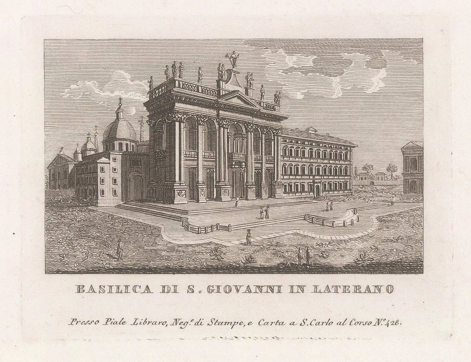 Pietro Piale, Italy - Rome, Basilica di San Giovanni in Laterano, 1839