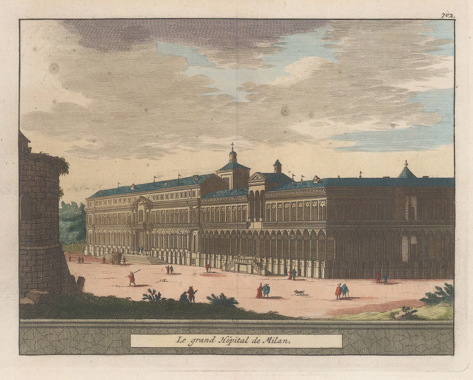 Pieter Van der Aa, Italy - Milan, 1727