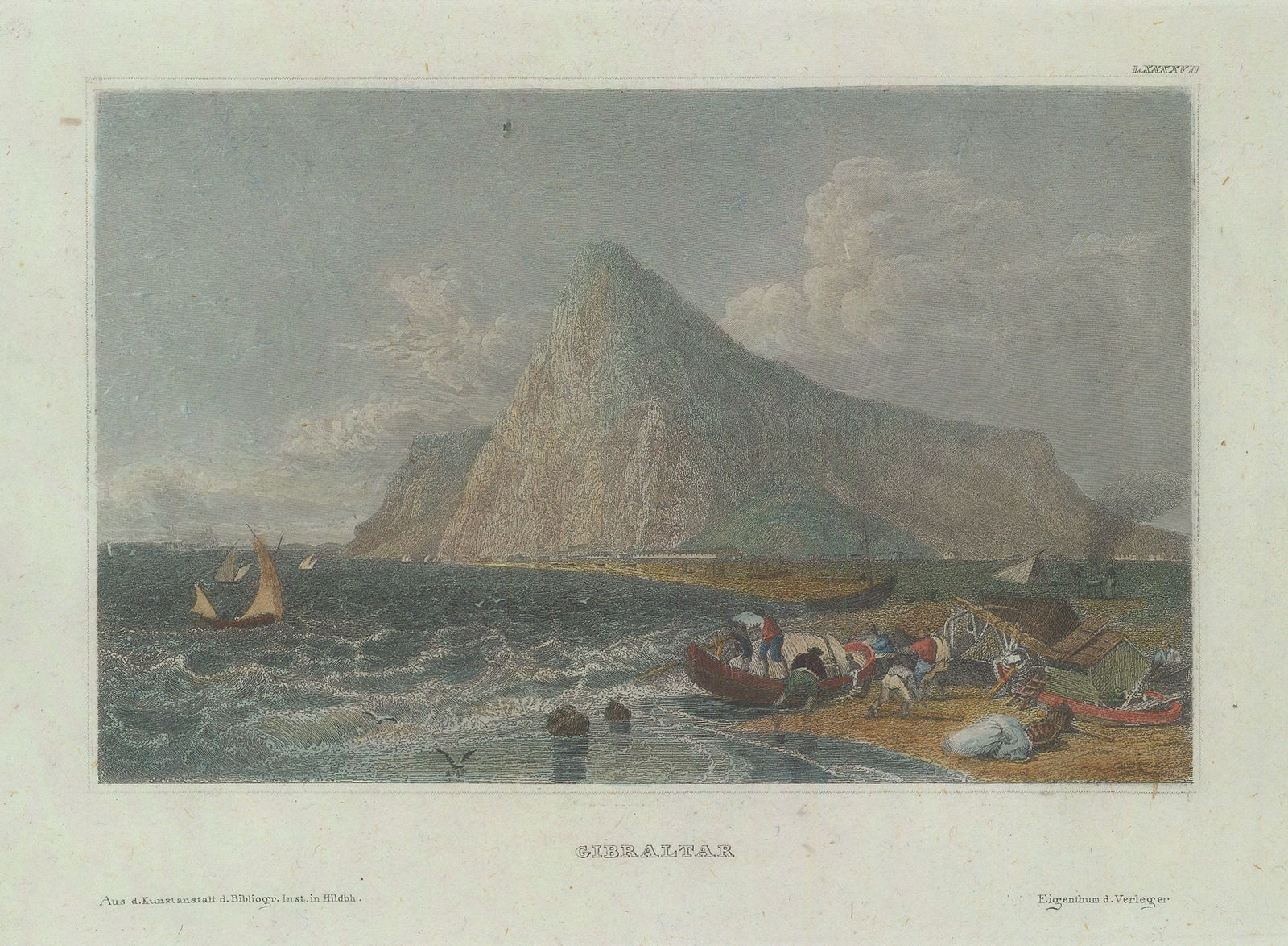 Hermann Meyer, Gibraltar, 1837