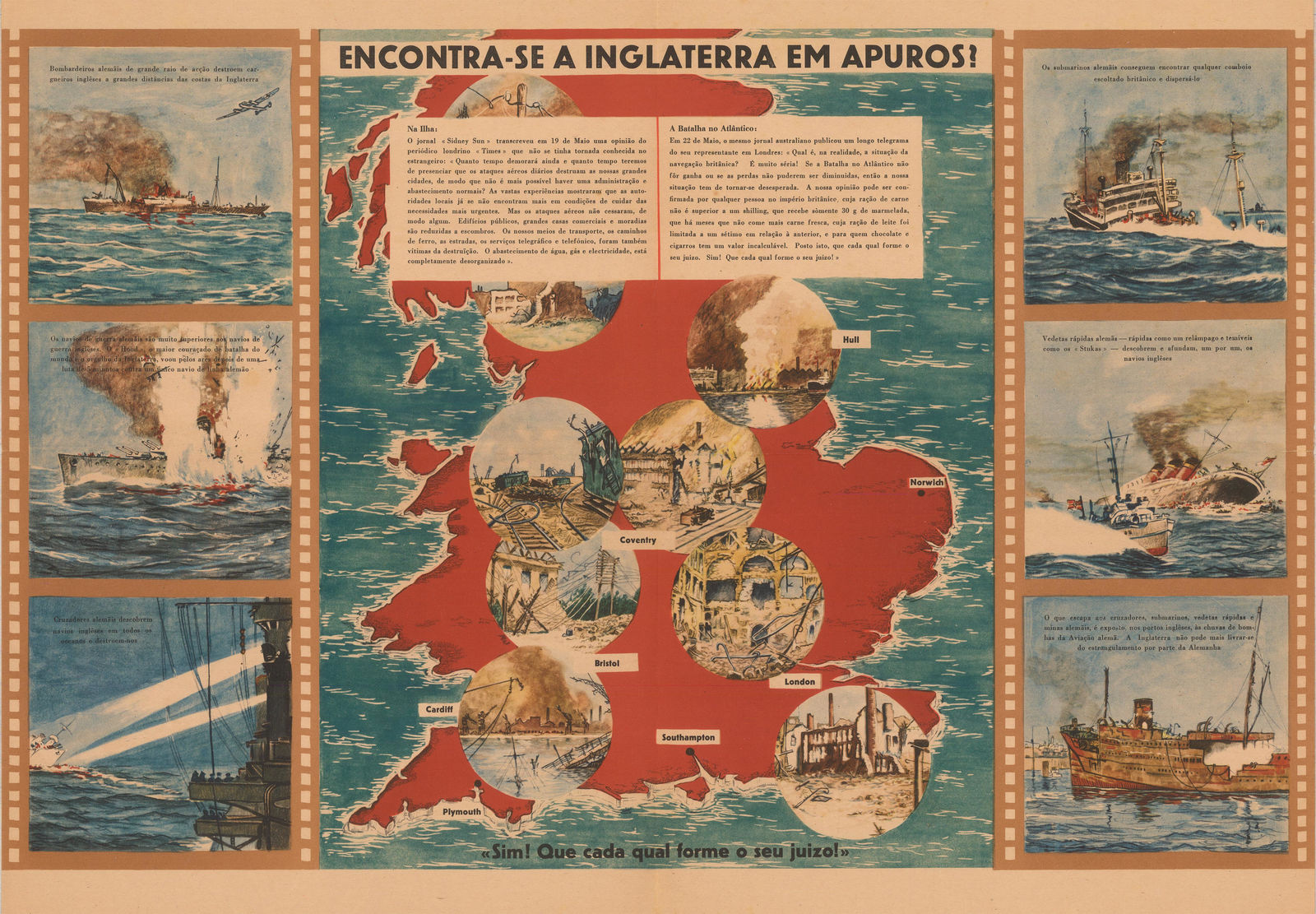 Anonymous, Portuguese WW2 Propaganda, 1943 c.