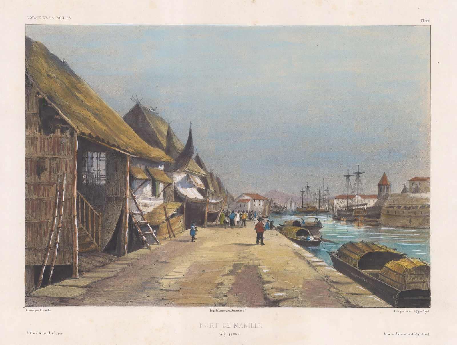 Auguste-Nicolas Vaillant, Philippines - Manila, 1850 c.